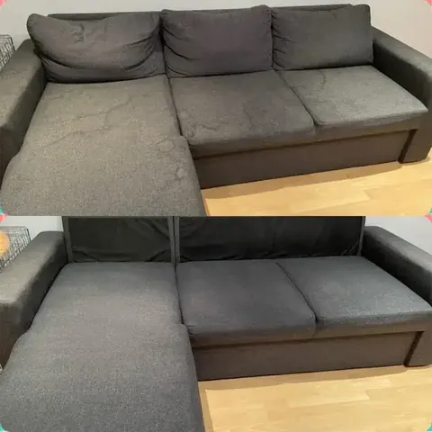 Tepovanie sedačky znečistenej po psoch